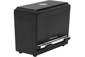 Mind Reader Dispenser Cannuccia, Nero, 4,5 x 9,25 x 7