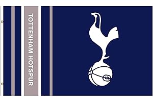 THFC Giant Tottenham Hotspur (Spurs) Crest Flag (5ft x 3ft & 100% Polyester)