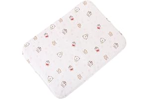 fatteryu Cuscino fasciatoio Riutilizzabile Impermeabile Passeggino Pannolino Pieghevole Morbido Tappetino Lavabile Bianco