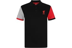 LIVERPOOL F.C. Liverpool FC Mens Polo Shirt Crest Official Football Gift