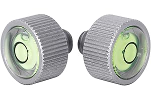 NICEYRIG Lot de 2 Mini Niveaux à Bulle pour Montage fileté 6,35 mm, Niveau à Bulle Applicable pour Appareil Photo Reflex numérique sans Miroir, poignée supérieure - 573
