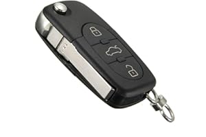 ‎INION Ersatz Schlüsselgehäuse 3 Tasten Klappschlüssel Autoschlüssel Schlüssel mit Rohlingtyp: HU66 / HAA Fernbedienung Funkschlüssel Gehäuse ohne Elektronik - INION