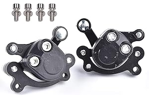 RUTU Étrier de frein gauche + véritable pocket bike, mini moto 2 temps remplacement pour 47cc 49cc Chinese Pocket Bike Mini Dirt Enfant ATV Quad Goped Scooter Go Kart