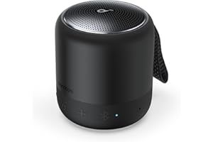 Soundcore Anker Mini 3 głośnik Bluetooth, technologia BassUp i PartyCast, USB-C, wodoodporny IPX7 i konfigurowalny EQ (czarny)
