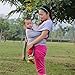 Zicac Infant Baby Kid Child Toddler Comfort Breathable Cotton Mashion Washable Stretchy Unpadded Liberty Sling Wrap Carrier Safe Waist Stool Walkers Max Load 20Kg