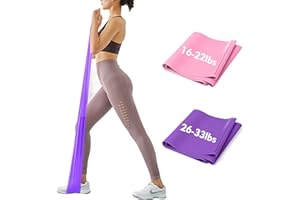‎IMOEBEL iMoebel Fitness Band Gymnastikband Fitnessbänder - 2 STÄRKEN 8-10kg/12-15kg Premium Lang 1,8/2 Meter Übungsband widerstandsbänder für Yoga, Pilates, Crossfit, Rehabilitation