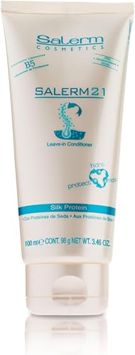 SALERM - Acondicionador de Pelo Instantáneo - Salerm 21 Silk Protein - 100 ml - Acondicionador sin Aclarado o con Aclarado -