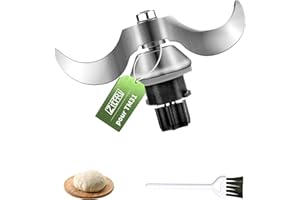ZITFRI Couteau à Pâte pour Thermomix TM31, Lame à Pâte Compatible Thermomix TM31 Antiadhésive pour Pétrissage Facile, Protège Le Moteur, en Acier Inoxydable Alimentaire