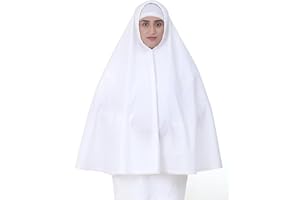 SweetNeedle Ihram Ehram Ahram für Damen für Hadsch und Umrah Abaya mit Hijab Cap aus 100% natürlicher gekämmter Baumwolle