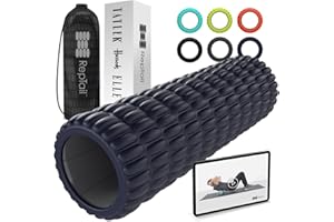 RepTail Award-Winning Foam Roller, Better at Performing Muscle Relief – Trusted by Harrods | High-Density Thick Ridges for Enhanced Pain Relief | Massage Your Back, Neck & Feet | Aids Stress & Sleep