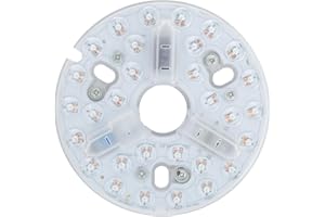 LEDKIA LIGHTING TECHBREY Luce di Ricambio per Ventilatore da Soffitto LED 15W 220V CCT PCB con Calamita