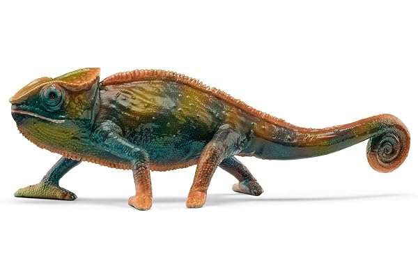 Schleich Chameleon | Djurfigur, realistiska djurleksaker, ödleleksak för pojkar och flickor, skärmfri fantasifull låtsaslek, Montessori