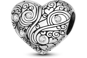 Parmuz Charms Abalorios para pulseras de plata de ley 925, viajes de verano, océano, amuleto de la suerte, colgante de joyería regalo para mujer madre