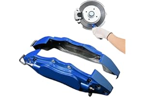 ERZU Copertura universale della pinza del freno - Protezione della pinza del freno in lega di alluminio | Protezione protettiva resistente, riduce l'accuulazione della polvere, universale (S/L)