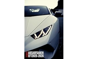 Hausaufgabenheft 2025/2026: Auto - Schulplaner und Wochenplaner Mit Platz Für Notizen, Stundenplan Und Mehr