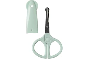 Rotho Babydesign Forbicine per unghie con cappuccio protettivo, Per tagliare le unghie dei bebè, Da 0 mesi, Verde menta (Swedish Green), 20449026601