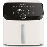 Moulinex Easy Fry Collection Ivoire 7,5L, air fryer, Très grande capacité, 8 programmes intuitifs, Format compact, EZ855AF0