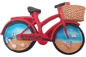 MUYU MAGNET 3D Rotterdam Holandia magnes na lodówkę pamiątka prezent dekoracja domu kuchnia lodówka kolekcja naklejek magnetycznych