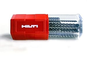 Hilti Hammerbohrer TE-CX (12) L1 Bohrersatz 5-10mm mit SDS-Plus Schlagbohrer Steinbohrer Bohrerset Betonbohrer Bohrer