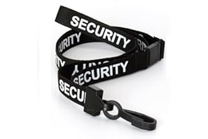 CKB Ltd Safety Breakaway Lanyards with Quick Release Design Plastic Clip for Office Employee ID Badge Holder Schools Name Tags Events