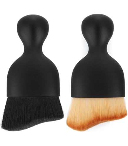 Kit Pulizia Interni Auto - 4 Pennelli Con Setole Morbide Per Cruscotto E Bocchette - Foto 6