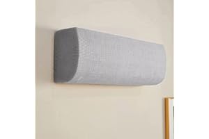 DG CATIEE Cubierta elástica para Aire Acondicionado montado en la Pared, a Prueba de Polvo, Protector de Cubierta de CA Colgante, Todo Incluido, Cubierta de CA Dividida de Alta Elasticidad