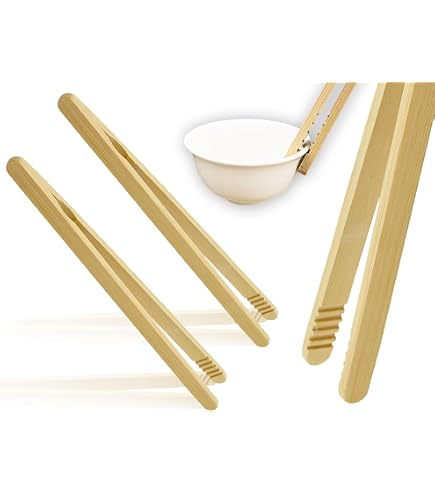 Pinza per finger food in bambu, pinzetta per snack, naturale, 16 cm, 100 pezzi, borsa | GOURMET