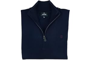 Coveri Maglione Maglioncino Lupetto Pullover Uomo Mezza Zip Taglie Forti 3XL 4XL