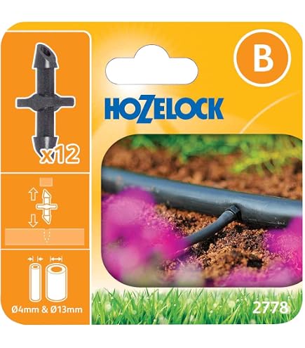 Connettore Dritto Per Tubo Da 13 Mm Hozelock Irrigazione Giardino Giardinaggio Esterno 3882468