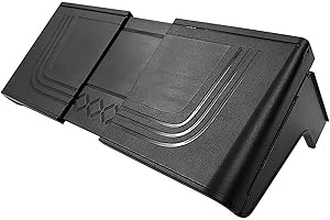 Ecoticfate GPS Navigator Sunshade, ABS Shade for 7''-12'', Passenger Car, Reduces Glare & Reflection, Extendable, Black