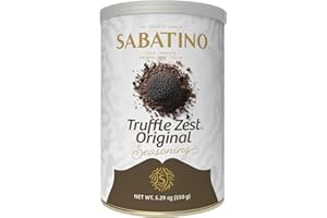 Sabatino Tartufi Truffle Zest Seasoning, The Original All Purpose Gourmet Truffle Powder, Plant Based, Vegan and Vegetarian Friendly, Kosher, Low Carb, Keto, Non GMO Project Certified, 5.29 oz
