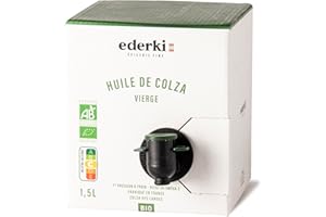 EDERKI - Huile de colza vierge bio 1,5L