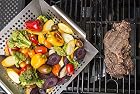 GrillKorb, RUN ANT Gemüsekorb aus Edelstahl Großer Rost Korb Grillschale Grillpfanne Grillzubehör für Gemüse – Bild 8