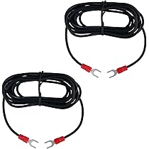 Cavo Di Terra Per Giradischi - 1.2 M, Terminali A Forcella, Elimina Ronzio E Rumore, Per Vinili E Impianti HI-FI