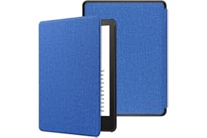 TOKILO Case for 7" eReader 12th Generation 2024 Released, Ultra Slim Soft PU Shell & TPU Back Cover Auto-Wake/Sleep, Not for iPad 6.8" eReader (11th Generation-2021) (A1-Blue)