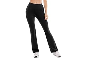 Stanpetix Flared Yogahose für Damen mit Taschen für Yoga Workout Leggings