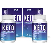 Vokin Biotech Keto Advanced Weight Loss Supplement with Green Tea + Garcinia Cambogia + Green Coffee 60+60 Caps