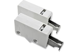 2 X Mprofi MT® Supporti per Pensili-Supporti per Armadietti-Fissaggi per Pensili-Staffa a Parete per Armadietti-Supporti per Armadietti da Parete-Supporti per Armadietti da Fissare-Regolabili-Bianchi