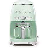 SMEG DCF02PGEU Filtre Kahve Makinesi 50'S Style Pastel Yeşil 1.4 Litre 10 Fincan Kapasiteli