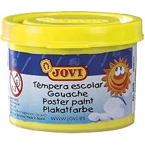 JOVI Temperafarben 50321 – 5 Dosen Je 35 Ml – Cyan – Hochwertige Malfarbe Für Schule, Büro & Hobby – Original JOVI-Qualität