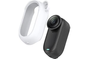 FTRONGRT Cover Compatibile con Insta360 GO 3S / Insta360 GO 3, Antigraffio, Silicone Morbido Custodia Protettiva Compatibile con Insta360 GO 3S / Insta360 GO 3 Telecamera.Bianco