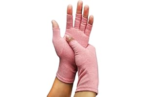 VITTO rękawice przeciwstawowe (para) – zapewniają ciepło i ucisk, aby pomóc zwiększyć krążenie zmniejsza ból i wspomaga leczenie 1 para (różowy, S)