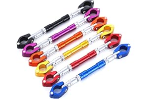 ETbotu Accessori Moto, Manubrio Universale da 22 mm, Impugnatura per Moto Manubrio, Rinforzo in Lega di Alluminio Rinforzato, Barra Trasversale Regolabile d'oro