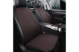 LEFEDA Fundas Asientos Coche para Delanteros y Traseros para MG ZS 2017-2022, Juego Completo de Fundas Asientos Coche Interior Accesorios, A/Black Red