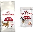 Royal Canin Fit 32 Adult Dry Cat Food 2 Kg & Royal Canin Instinctive Wet Cat Food 1.02 Kg