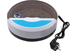 M.Z.A MUALROUS 9 Egg Incubator Chicken Eggs Hatching Machine Automatic Digital Mini Home Hatching Equipment with LED Light Egg Candler Tester and Temperature Control for Chicken Duck Quail Bird