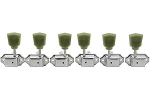 Musiclily Basic 3L+3R Vintage Klucze Gitaryowe Tunery Kołki do Strojenia do Gitary Akustycznej Elektrycznej Epiphone Les Paul SG, Chrom