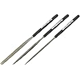 Tamiya Set of 3 Basic Metal Files with Black Handles (5mm / 4.5mm / 2.5mm)