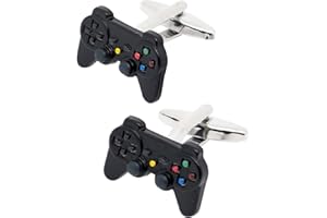 Jonwo Videospiel Kontrolleur Manschettenknöpfe Herren In Geschenkbox Klassisch Cufflinks Männer Manschettenknöpfe Hochzeit Hemd Party Geburtstag Jubiläum Kleid