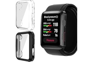 ToVioc [2 Stück] Hülle mit Schutzfolie Kompatibel mit Huawei Watch D, Anti-Kratzfest, Vollschutz Shell, Flexible TPU Schutzhülle für Huawei Watch D - Schwarz & Transparent